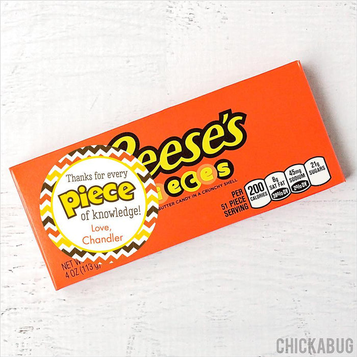 "Every Piece of Knowledge" Teacher Appreciation Stickers