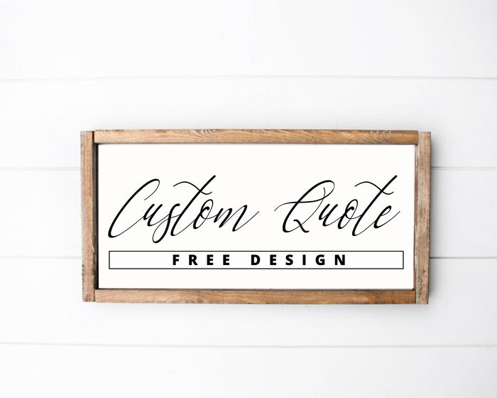 Farmhouse sign Custom sign Custom Wooden Sign Personalized Wood Sign Wood