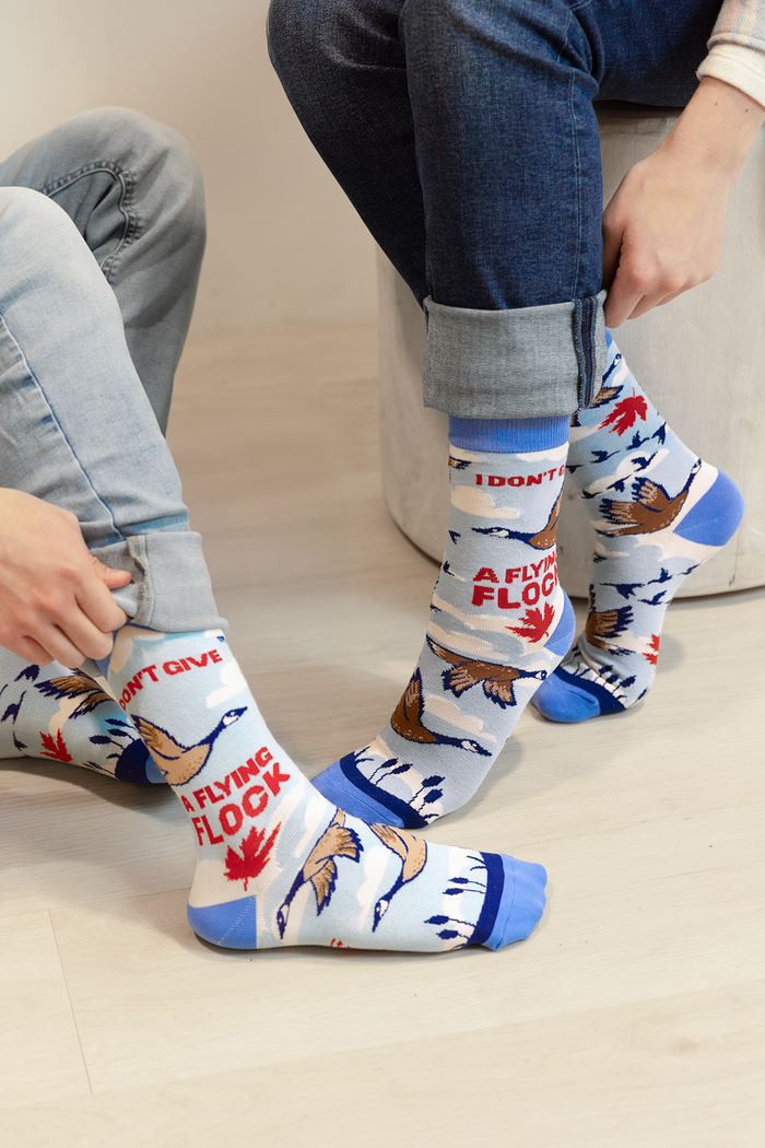 FUNNY CANADA GOOSE SOCKS MEN UPTOWN SOX