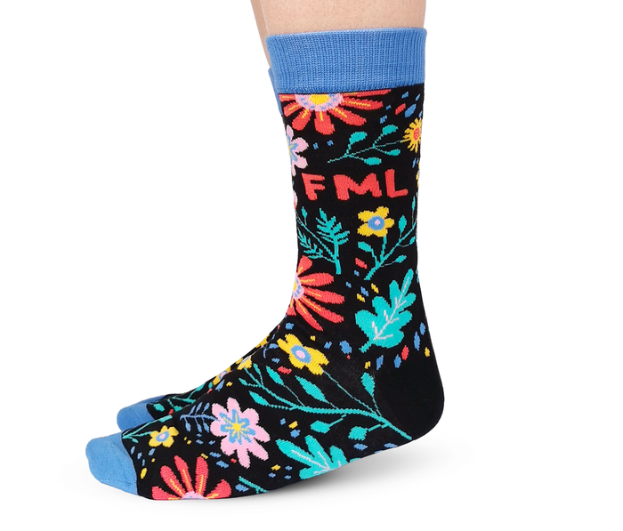 FML Women's novelty socks - Uptown Sox