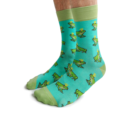 Prince Frog Novelty Socks for Men - UPTOWN SOX