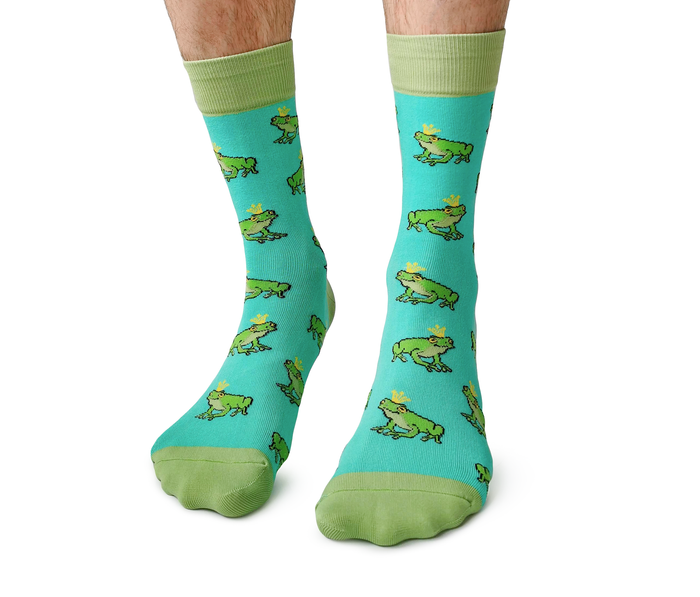 Prince Frog Novelty Socks for Men - UPTOWN SOX