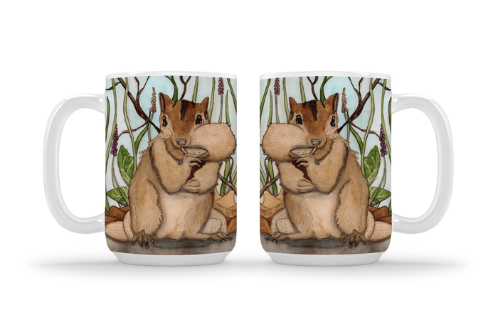 PinkPolish Design Coasters "Going Nuts" 15oz Mug