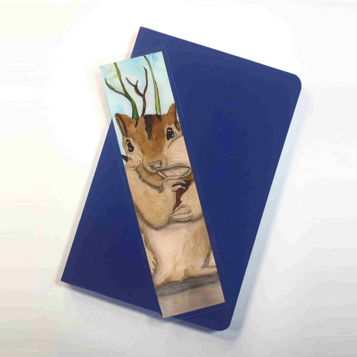 PinkPolish Design Bookmarks "Going Nuts", 2-Sided Bookmark