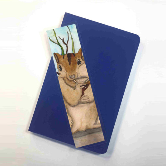 PinkPolish Design Bookmarks "Going Nuts", 2-Sided Bookmark