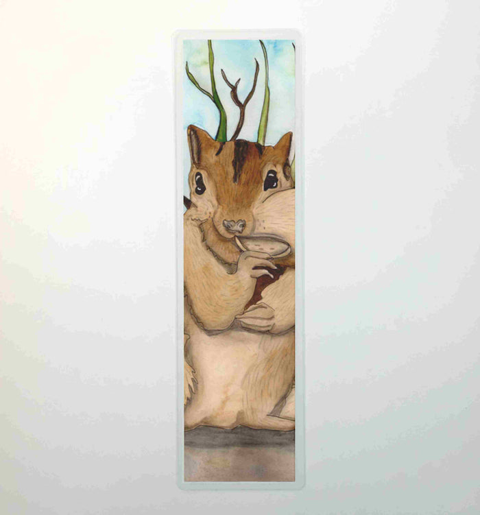 PinkPolish Design Bookmarks "Going Nuts", 2-Sided Bookmark