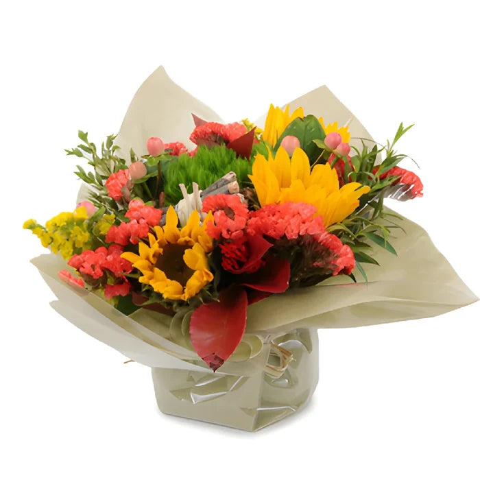 Golden Moment Sunflower Centerpieces
