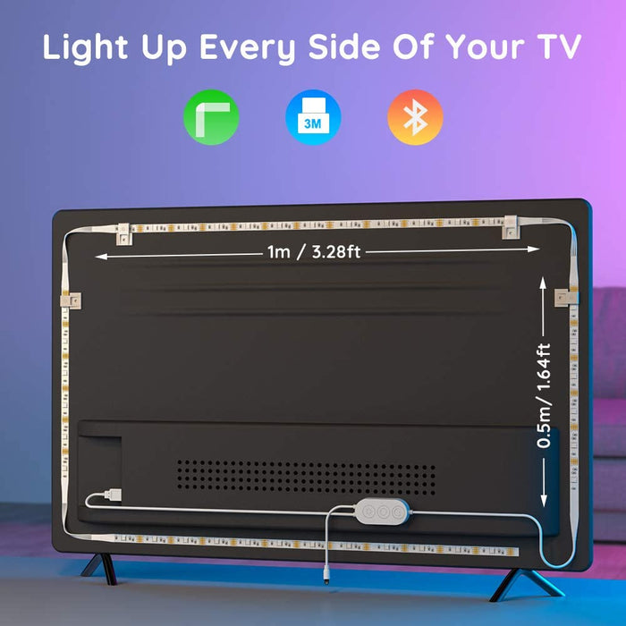 Govee RGB Bluetooth LED Backlight For TVs 46-60 Inches