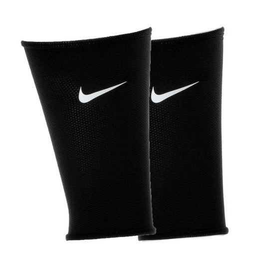 Black guard lock sleeve with white Nike swoosh logo, paired view