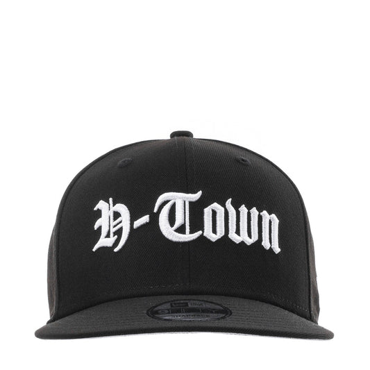 Black baseball cap with white H-Town front logo
