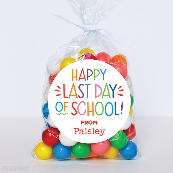 Happy Last Day of School Stickers