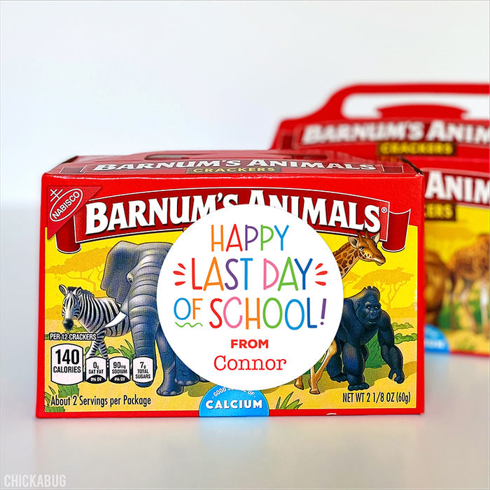 Happy Last Day of School Stickers