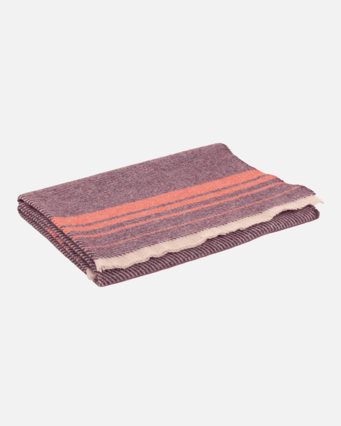 Heather Ombre Kileen Lambswool Baby Blanket - Cushendale Woollen Mills