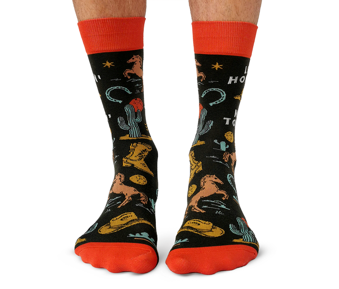 Funny Country Cowbow Socks - Uptown Sox