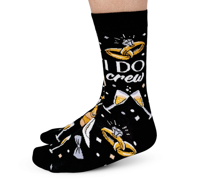 Cute Funny Novelty Bridal Party Socks - Uptown Sox