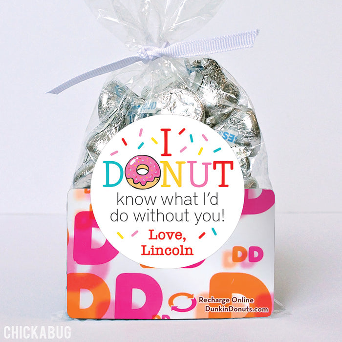"I Donut Know" Appreciation Stickers