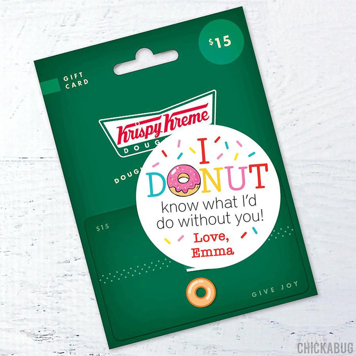 "I Donut Know" Appreciation Stickers