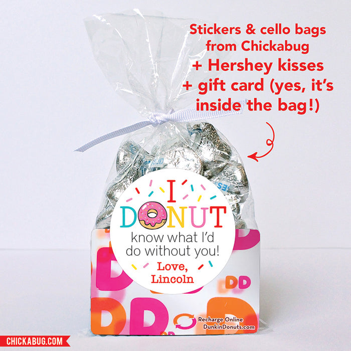 "I Donut Know" Appreciation Stickers