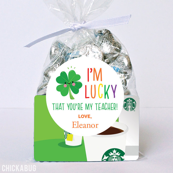 "I'm Lucky" Teacher Appreciation Stickers