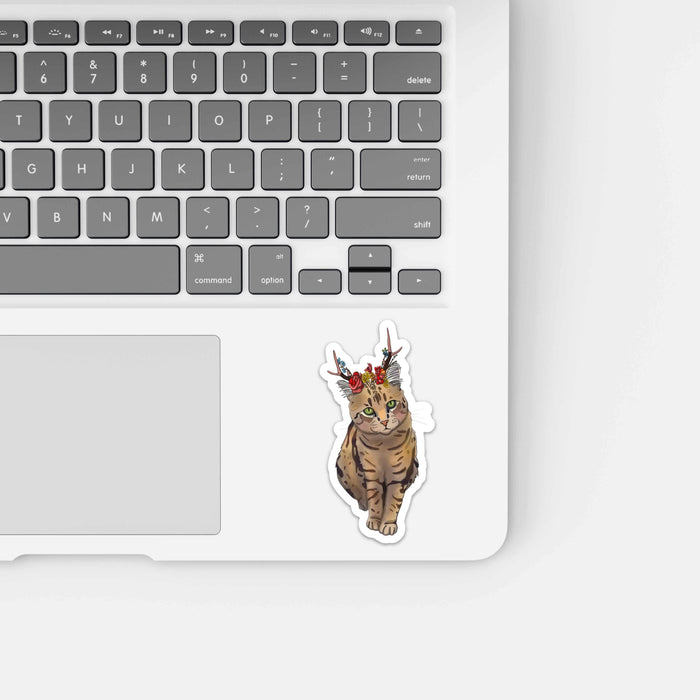 PinkPolish Design Stickers "Jackalope" Vinyl Die Cut Sticker