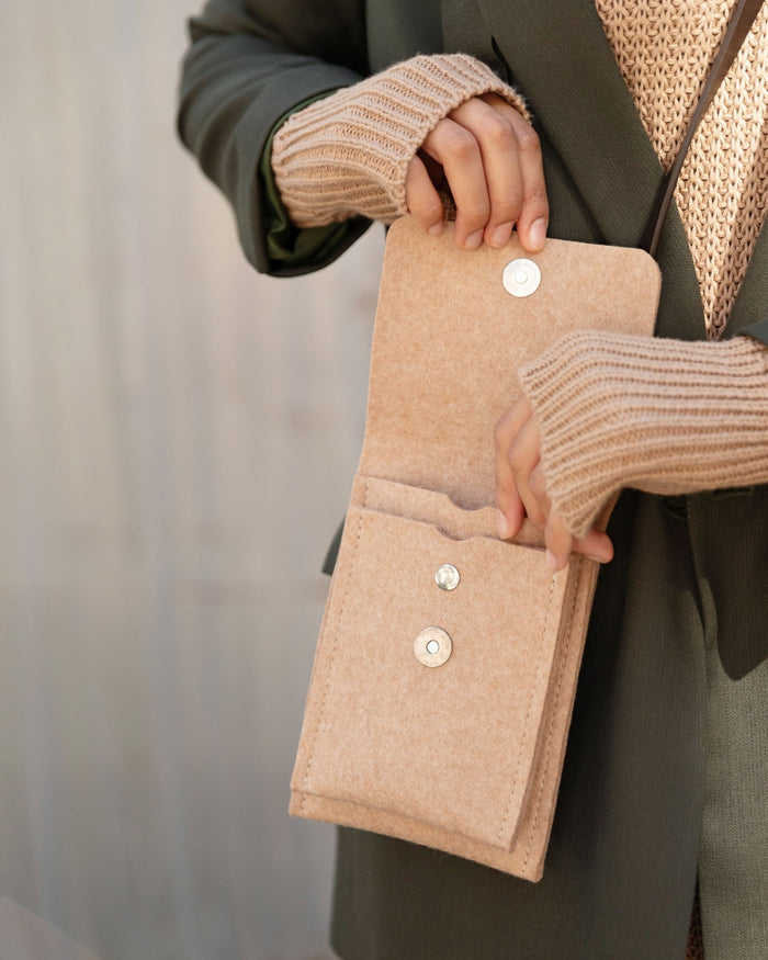 Jacob Felt Crossbody Bag - Cushendale Woollen Mills