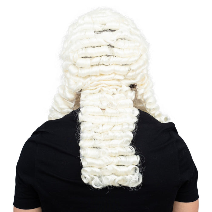 Judge Halloween Cosplay Costume Accessory White Deluxe Wig - TVStoreOnline