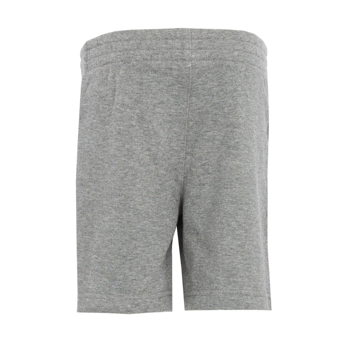 Toddler heather-gray shorts, straight legs