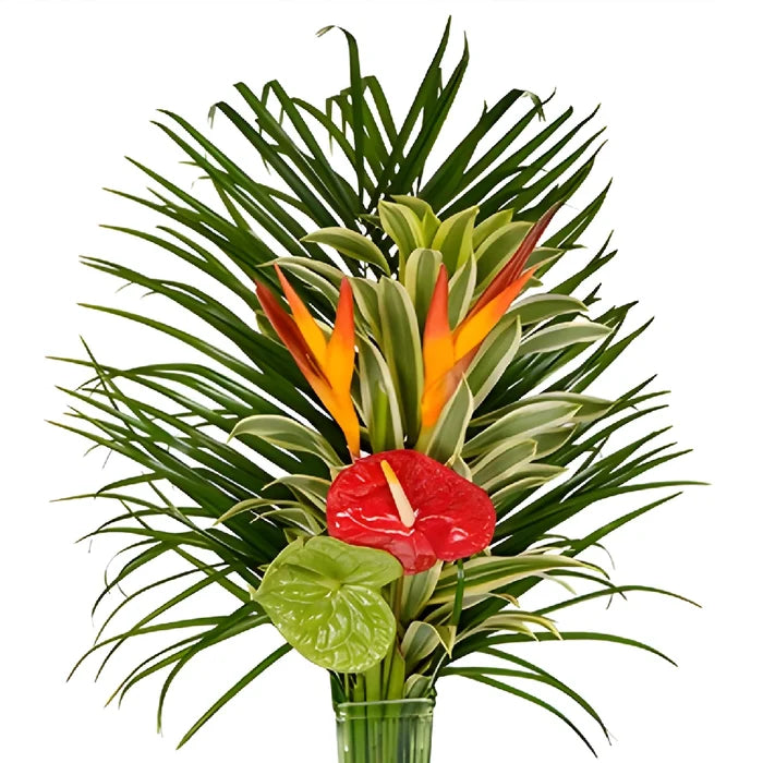 Jungle Hideaway Tropical Centerpiece
