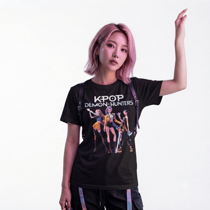 K Pop Demon Hunters Adult Anime Gift Idea T-Shirt - TVStoreOnline