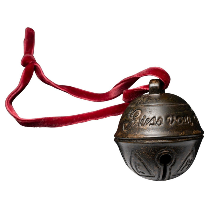 Krampus Bell Cursed Jingle Bell Metal Replica Xmas Ornament w/ Red Bag - TVStoreOnline