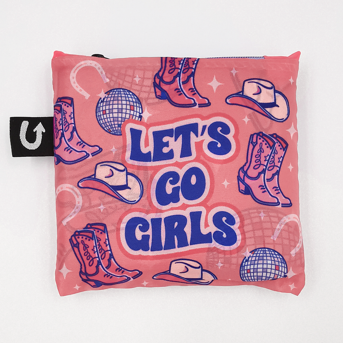 Let's Go Girls Foldable Packable Tote Bag - Uptown Sox