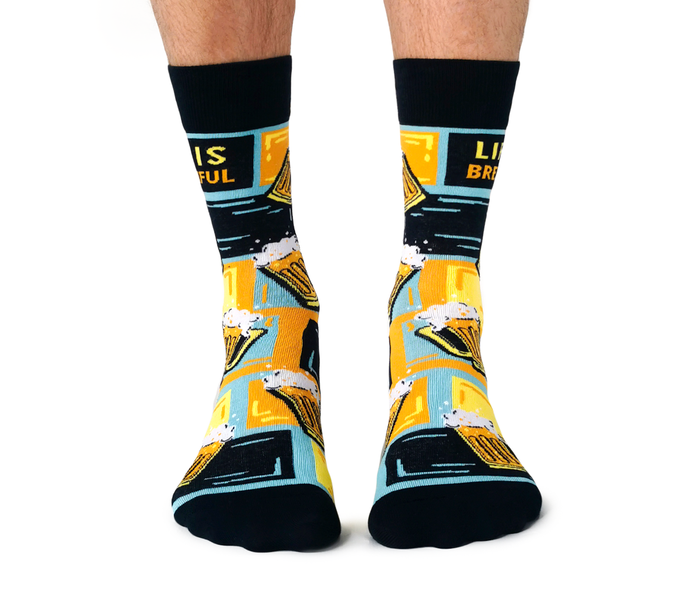 Funny Beer socks for men - Uptown Sox