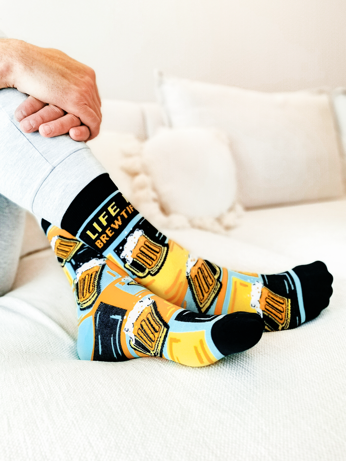 Funny Beer socks for men - Uptown Sox