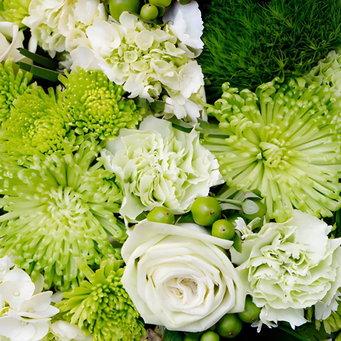 Lush Lime Flower Centerpiece