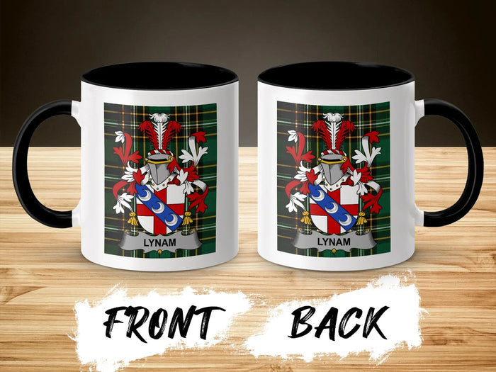 Lynam Irish National Tartan ceramic accent mug