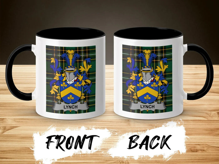 Lynch Irish National Tartan ceramic accent mug