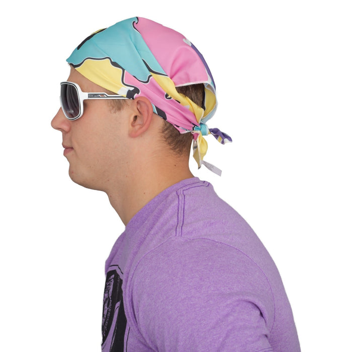 Macho Man T-shirt Bandana and Sunglasses Complete Halloween Cosplay Costume Set - TVStoreOnline