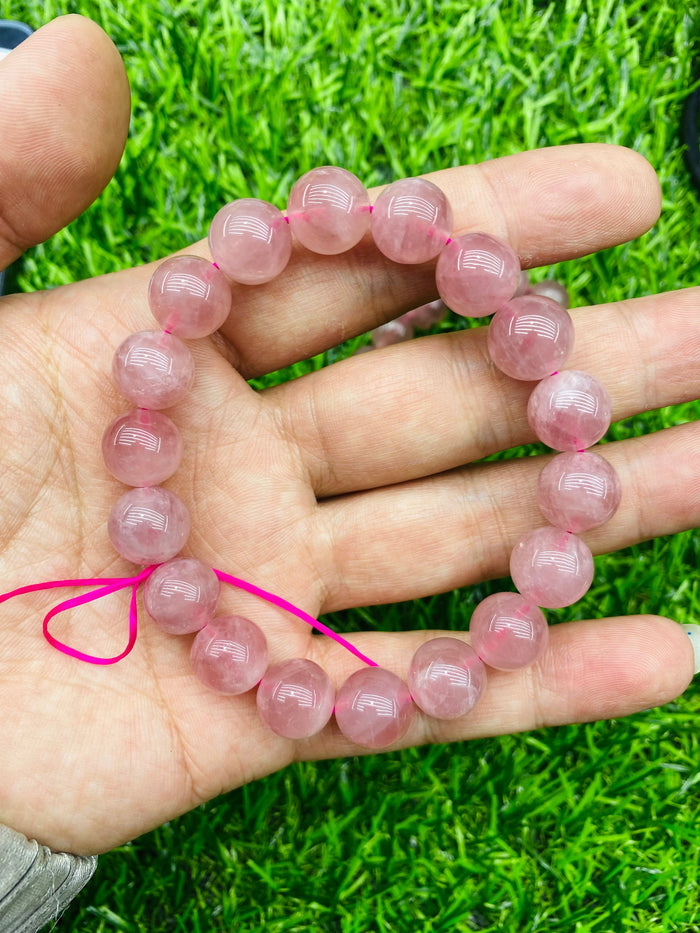 Madagascar Rose quartz bracelet