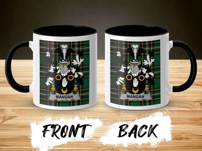 Mangan Irish National Tartan ceramic accent mug