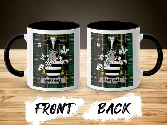 Marshall Irish National Tartan ceramic accent mug