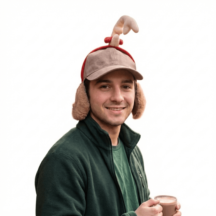 Max the Dog (Adjustable) Hat with Antlers Adult Halloween Cosplay Costume Accessory - TVStoreOnline