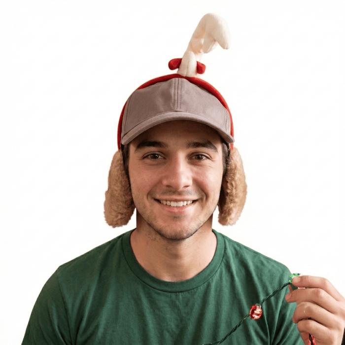 Max the Dog (Adjustable) Hat with Antlers Adult Halloween Cosplay Costume Accessory - TVStoreOnline