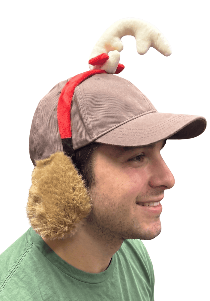 Max the Dog (Adjustable) Hat with Antlers Adult Halloween Cosplay Costume Accessory - TVStoreOnline