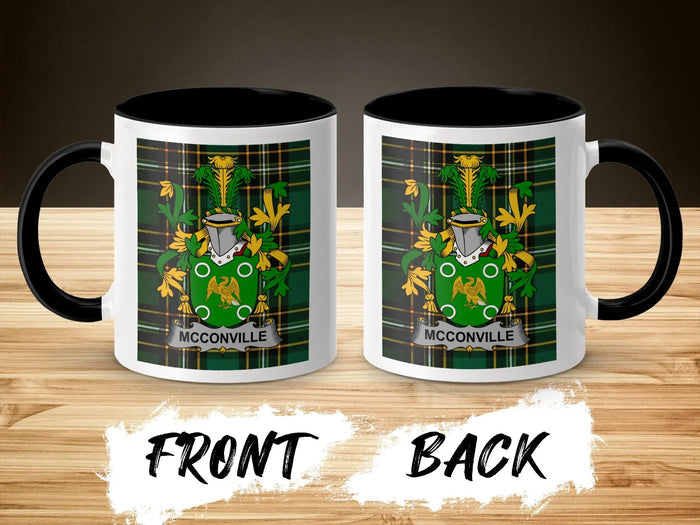 McConville Irish National Tartan ceramic accent mug