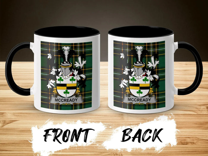 McCready Irish National Tartan ceramic accent mug