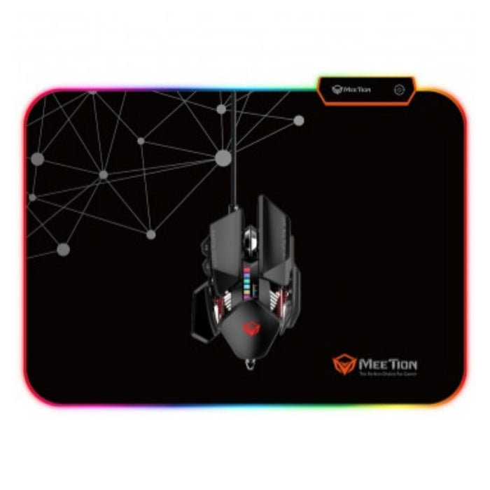 MeeTion PD120 Colorful Backlit Medium Gaming Mouse Pad