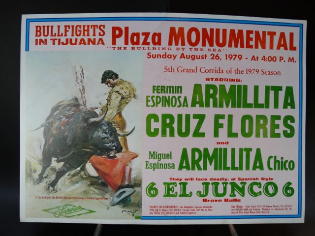 Mexican Bullfighting Poster