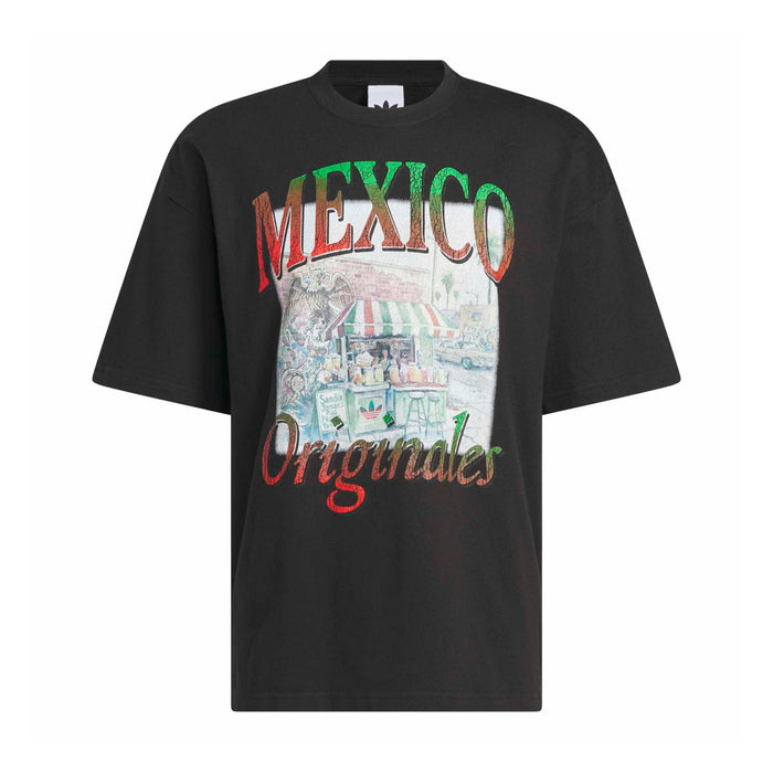 Men's black T-shirt with 'MEXICO Originals' front graphic