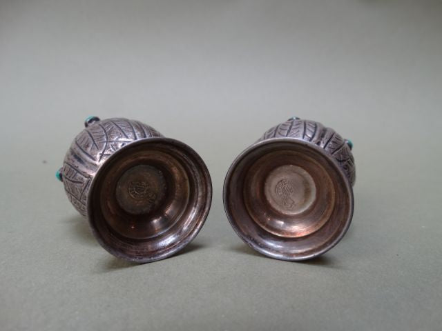 Mexican Silver Salt & Pepper Shakers