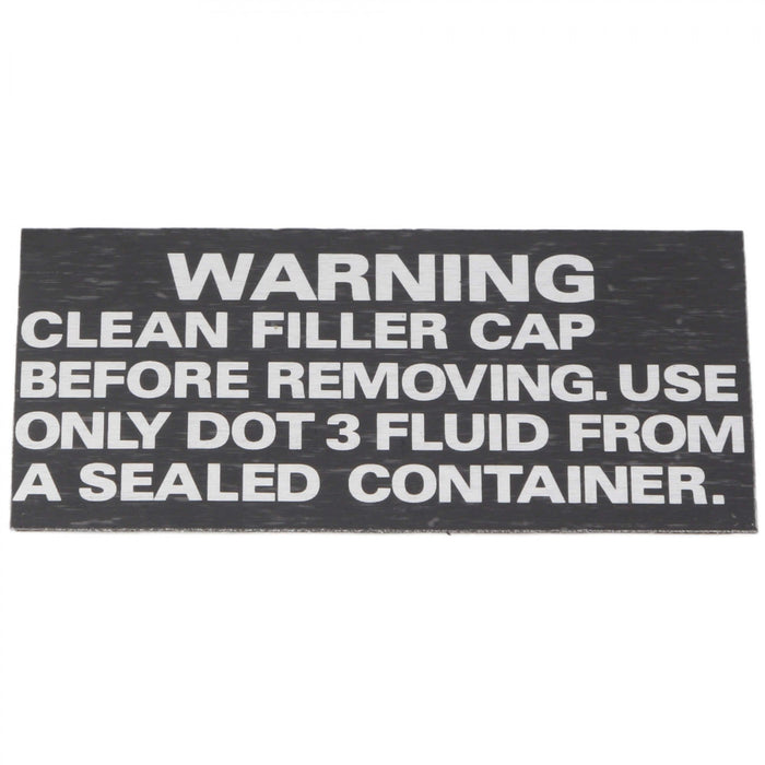 mgb-BML2022 Filler cap warning label